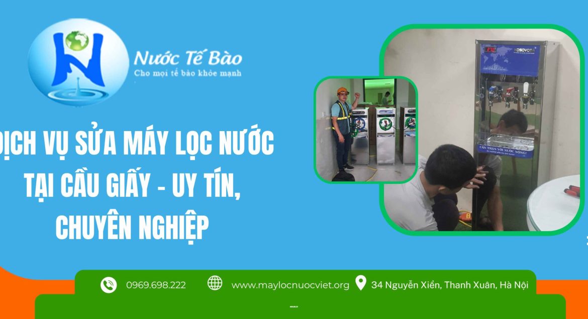 Sửa máy lọc nước tại Cầu Giấy