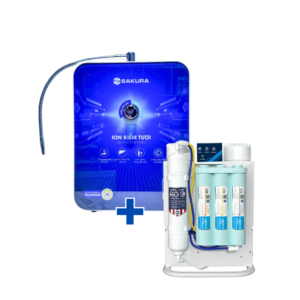 Máy lọc nước để gầm tích hợp máy tạo nước ion kiềm để bàn KAQ-U95 + SKB200