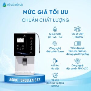 Máy lọc nước iON kiềm Robot ionQueen 912