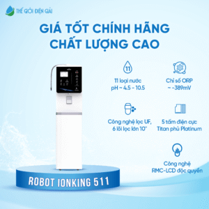 Máy lọc nước iON kiềm Robot ionKing 511