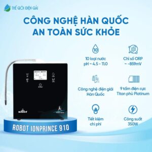 Máy lọc nước iON kiềm Robot ionPrince 910