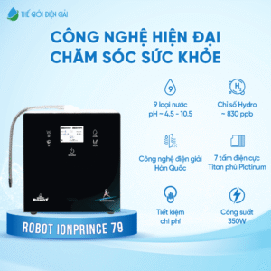 Máy lọc nước iON kiềm Robot ionPrince 79