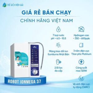 Máy lọc nước iON kiềm Robot ionMega 37