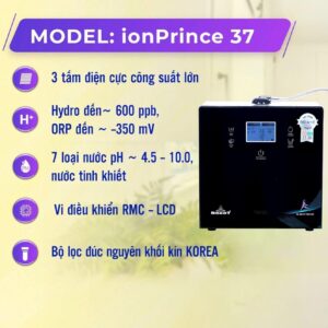 Máy lọc nước điện giải ion kiềm Robot ionPrince 37 chính hãng
